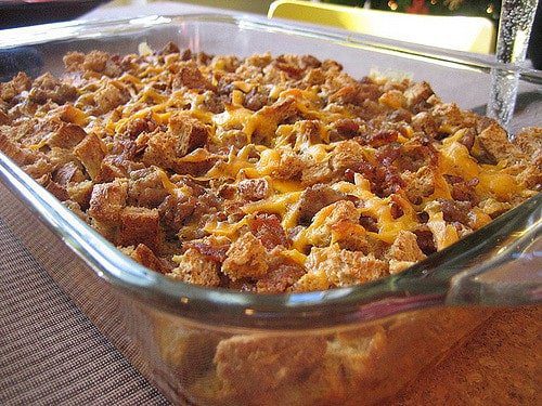 Bacon Butternut Squash Casserole