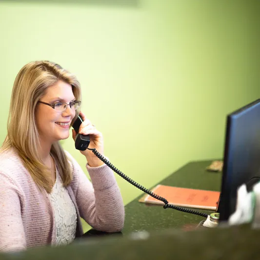 Our friendly patient care coordinators will always greet you over the phone with a smile.