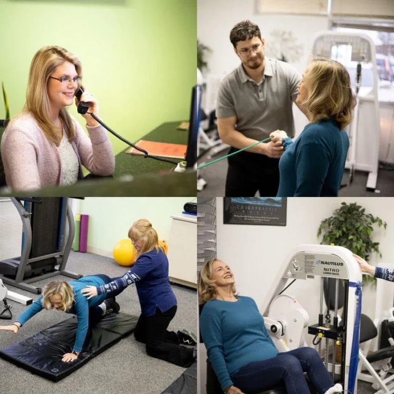 Four images of people having a great experience by the staff of Better Health Alaska.