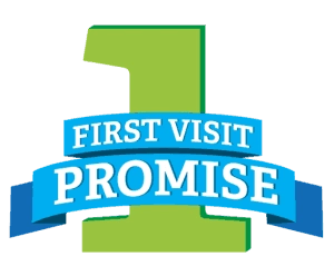 First visit promise logo.